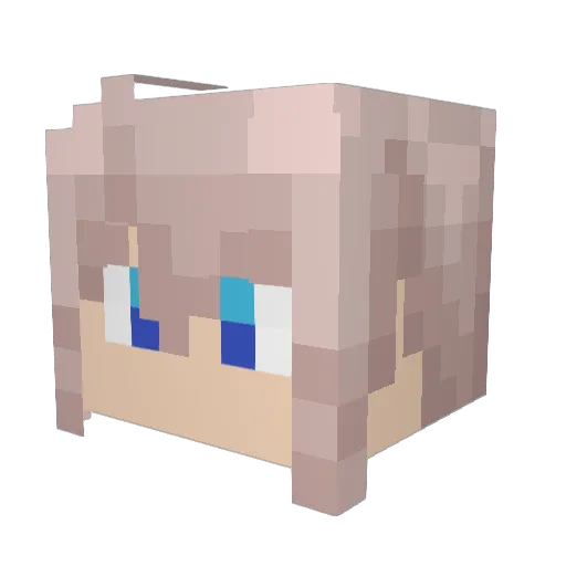 amayo918 Minecraft avatar head, 3D render
