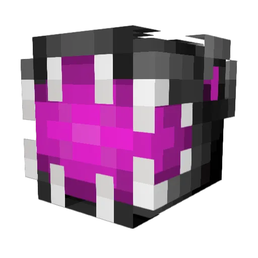 amazing_4 Minecraft avatar head, 3D render