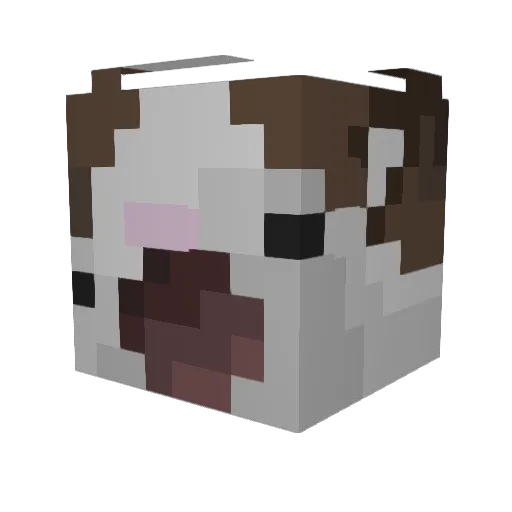 amazonswan Minecraft avatar head, 3D render