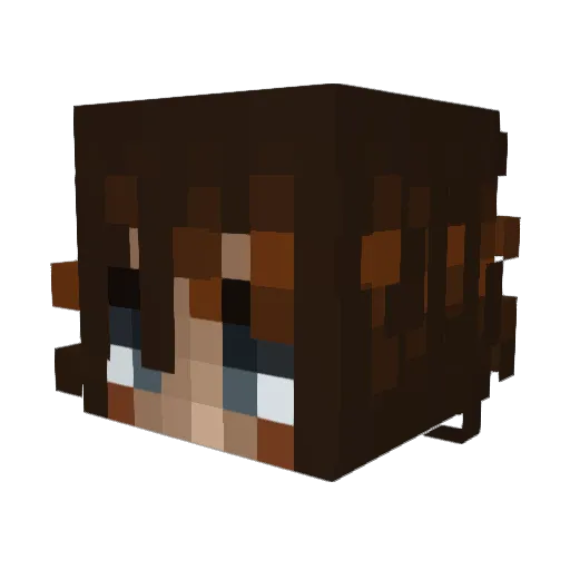 ambany_antonony Minecraft avatar head, 3D render
