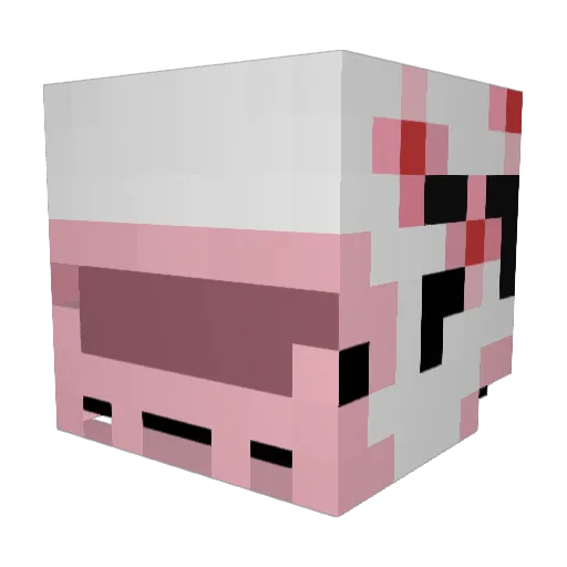 ambatakam436 Minecraft avatar head, 3D render