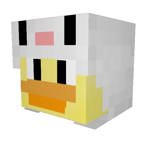 ambathebunny Minecraft avatar head, 3D render