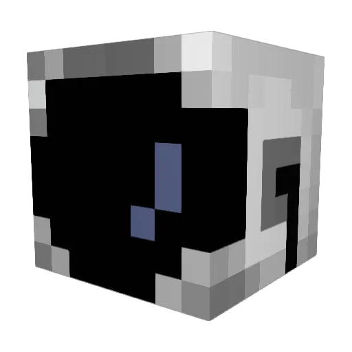 ambertony Minecraft avatar head, 3D render