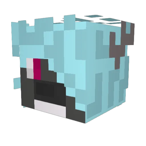 ambiient_ Minecraft avatar head, 3D render