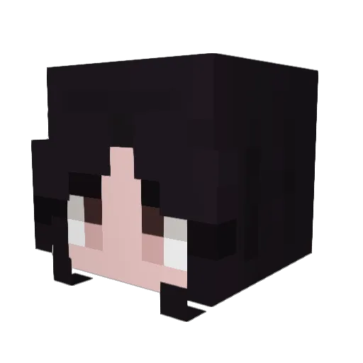 ambliz Minecraft avatar head, 3D render