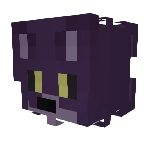amborguito Minecraft avatar head, 3D render