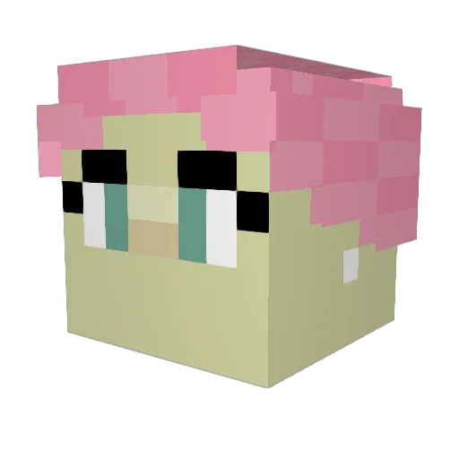 ambushx86 Minecraft avatar head, 3D render