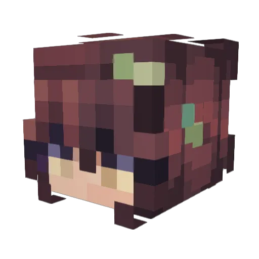 ambvressence_ Minecraft avatar head, 3D render