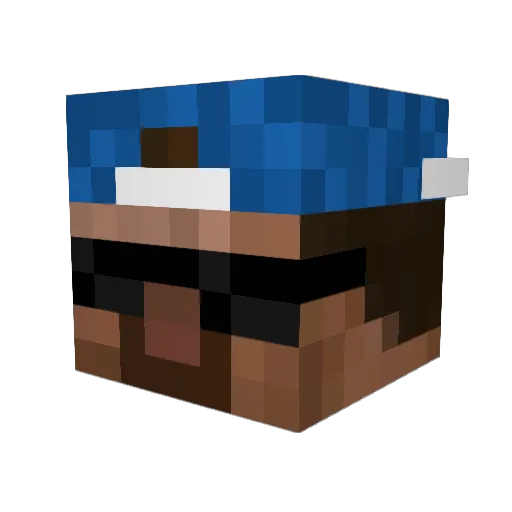amcfly050 Minecraft avatar head, 3D render