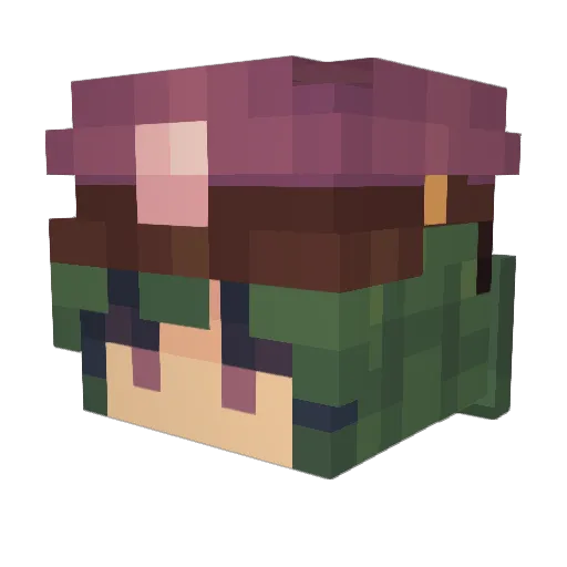 ame0506 Minecraft avatar head, 3D render