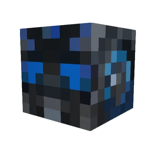 ameco Minecraft avatar head, 3D render