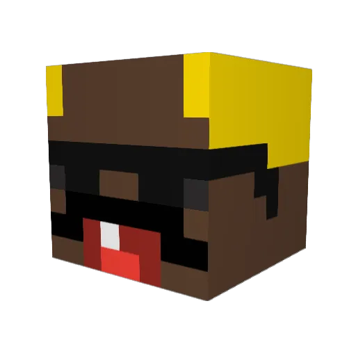 amedkaya123 Minecraft avatar head, 3D render
