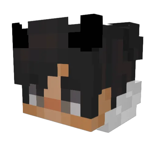 ameerxd77 Minecraft avatar head, 3D render