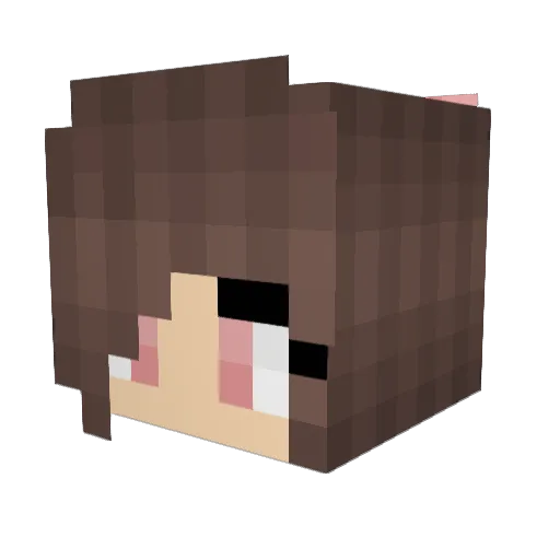 amelia_treloar Minecraft avatar head, 3D render