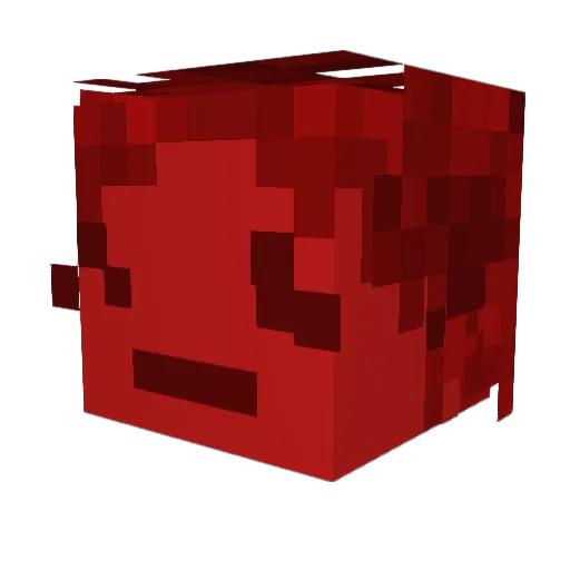 ameliagd Minecraft avatar head, 3D render