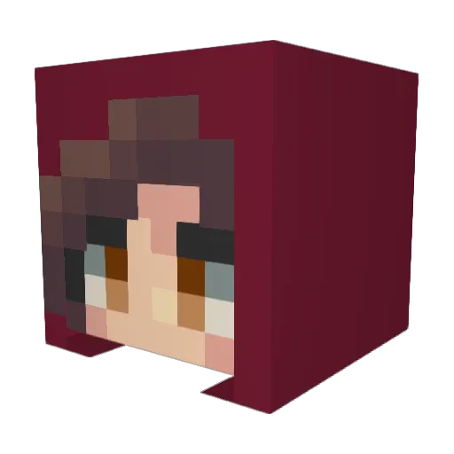 ameo00 Minecraft avatar head, 3D render