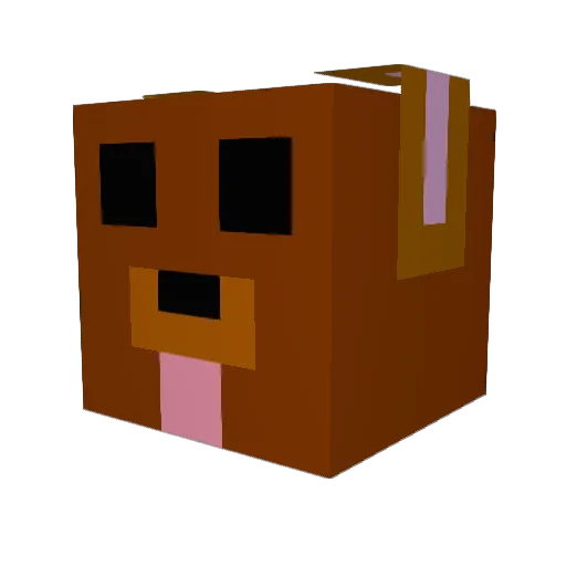 america88 Minecraft avatar head, 3D render