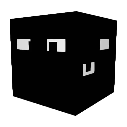 americantrue Minecraft avatar head, 3D render