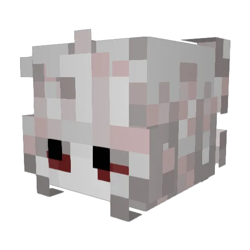 amexddd Minecraft avatar head, 3D render