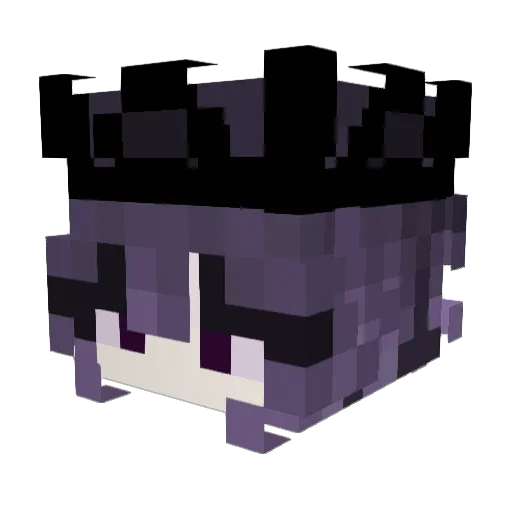 amexlle Minecraft avatar head, 3D render