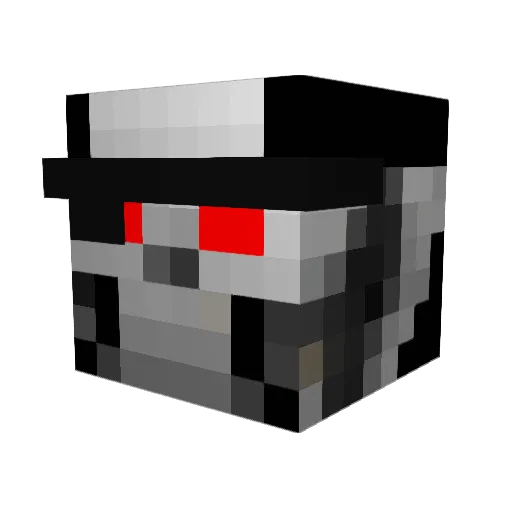 amgDANNN Minecraft avatar head, 3D render