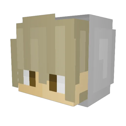 amgamer360 Minecraft avatar head, 3D render