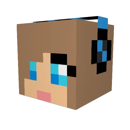 amh2000 Minecraft avatar head, 3D render