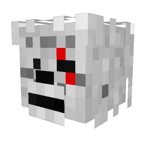 amh2530 Minecraft avatar head, 3D render