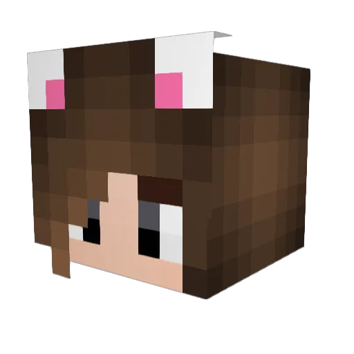 amie4811 Minecraft avatar head, 3D render
