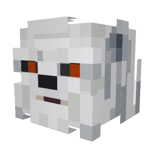 amigo20 Minecraft avatar head, 3D render