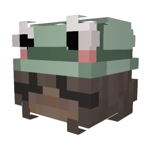 amikaka Minecraft avatar head, 3D render