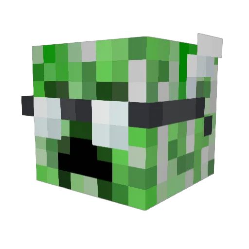 amir1206m1 Minecraft avatar head, 3D render