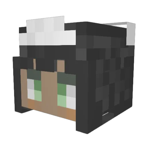 amir_len Minecraft avatar head, 3D render