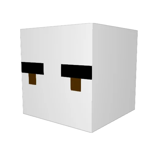 amirshah0 Minecraft avatar head, 3D render