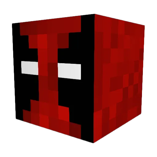 amiryona Minecraft avatar head, 3D render