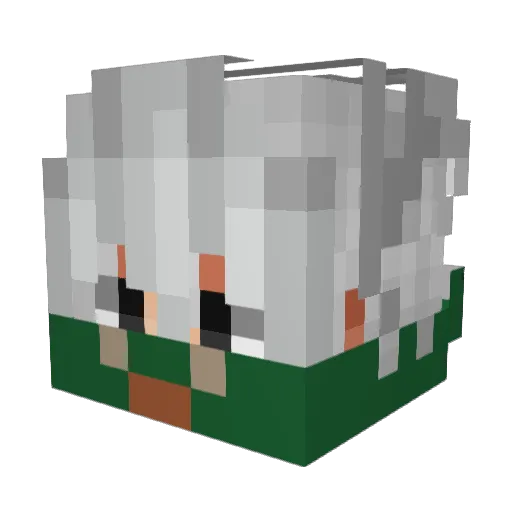 amit12321 Minecraft avatar head, 3D render