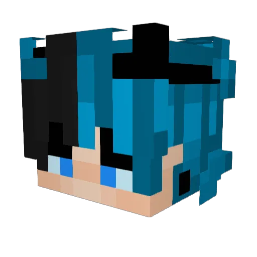 amit3798 Minecraft avatar head, 3D render