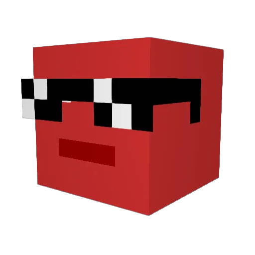 amitinbar99 Minecraft avatar head, 3D render