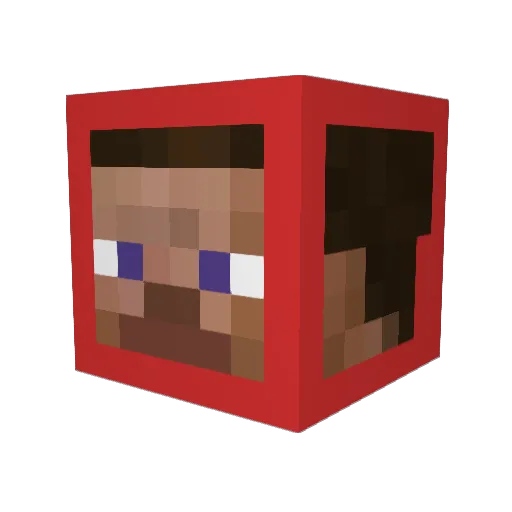 amitlavie223 Minecraft avatar head, 3D render