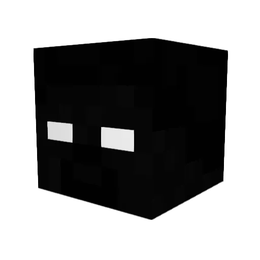 amksuss Minecraft avatar head, 3D render