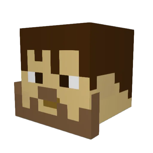 ammar_khalid17 Minecraft avatar head, 3D render