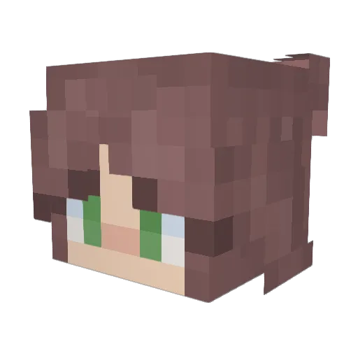 ammmqil Minecraft avatar head, 3D render