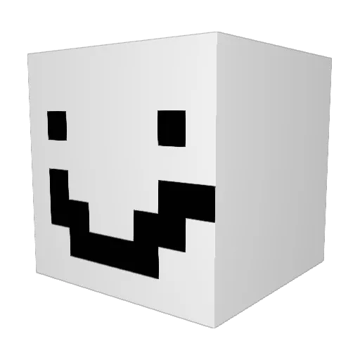 ammu001 Minecraft avatar head, 3D render