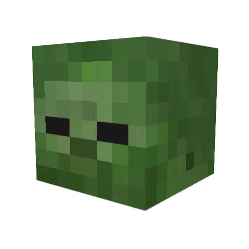 ammy520 Minecraft avatar head, 3D render