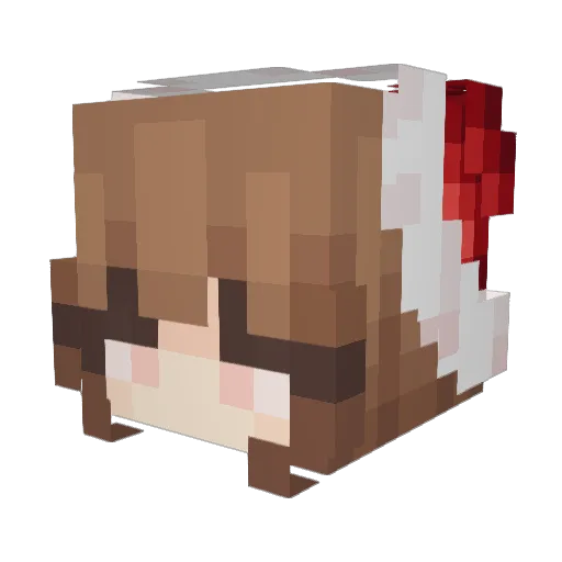 amnayeon Minecraft avatar head, 3D render
