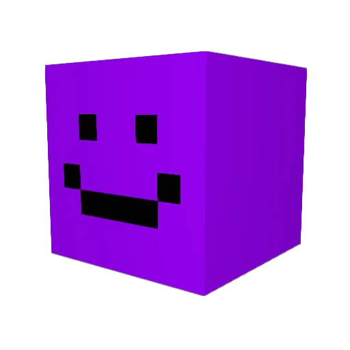 amoglaswag Minecraft avatar head, 3D render