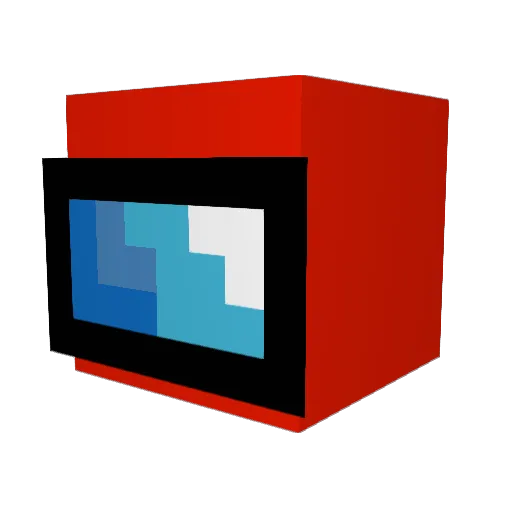 amogusfanreal Minecraft avatar head, 3D render