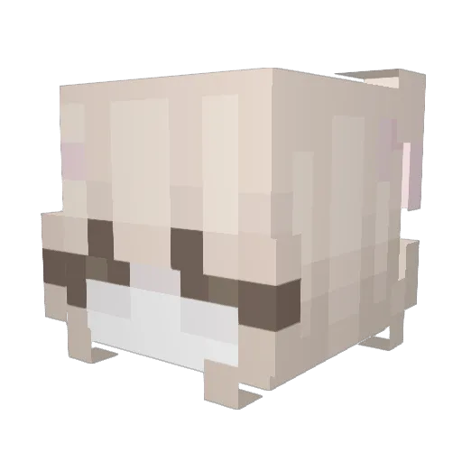 amok_et Minecraft avatar head, 3D render