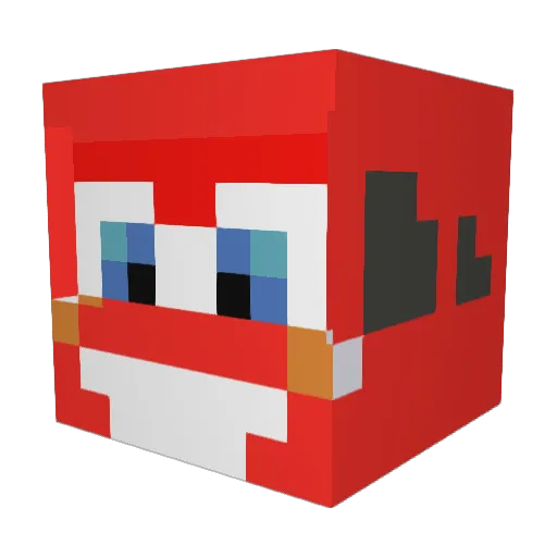 amongoose12345 Minecraft avatar head, 3D render