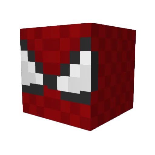 amped3000 Minecraft avatar head, 3D render